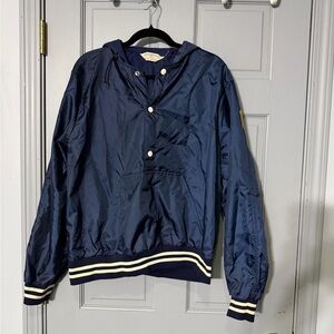 Vintage varsity stadium coaches jacket windbreaker 70’s 80’s Raiders 15 mens L/m